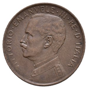 reverse: ERRORE - Vittorio Emanuele III - 2 Centesimi Prora 1915 - 4 Mani , Doppia Battitura RARA