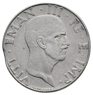 reverse: ERRORE - Vittorio Emanuele III - 50 Centesimi 1940 Tondello Tranciato