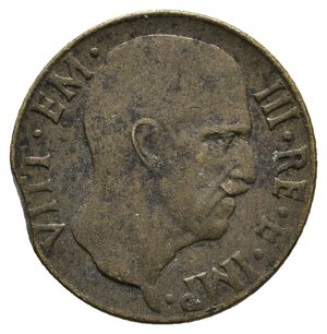 reverse: ERRORE - Vittorio Emanuele III - 5 Centesimi 1942 Tondello Tranciato