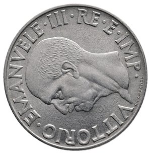 reverse: ERRORE - Vittorio Emanuele III - 1 Lira 1942  Asse Spostato 270°