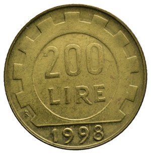 obverse: Falso Epoca - 200 Lire 1998