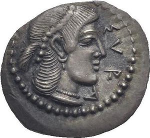 obverse: Sicily. Syracuse, Second Democracy. Circa 460-450 BC. Litra (Silver, 13.05 mm, 0.74 g). ΣVR A, diademed head of Arethusa right. Rev. Octopus. HGC 2, 1375 var. (legend on reverse). Boehringer 421 (V220/R299). Attractive iridescent old cabinet tone. Choice Extremely Fine.