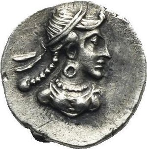 reverse: Cilicia. Time of Pharnabazos or Datames, Satraps of Cilicia and Cappadocia. Tarsos. Circa 378-372 BC. Obol (Silver, 10.35 mm, 0.91 g). Draped female bust facing slightly left. Rev. Diademed and draped female bust right (Aphrodite?). Casabonne Series 1. Göktürk –. SNG Levante 217-8. SNG France 310-1. Sunrise 48. Toned. About Extremely Fine.