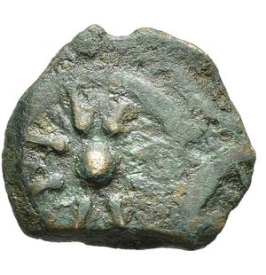 reverse: JUDAEA. Alexander Jannaios (103-76 a.C.). Prutah per Gerusalemme. AE (g 1,86). Ancora. R/ Stella. Meshorer Group K; HGC 10, 637. MB-BB. Nr.Reg. 613/24