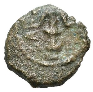 obverse: JUDAEA. Erode I il Grande (40-4 a.C.). Prutah per Gerusalemme. AE (g 0,88). Ancora. R/ Caduceo tra due cornucopie. HGC 10, 659-63. MB-BB. Nr.Reg. 613/24