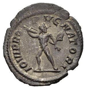 reverse: ALESSANDRO SEVERO (222-235). Roma. Denario. AR (2,54 g). D/ IMP ALEXANDER PIVS AVG, busto laureato, drappeggiato e corazzato a destra; R/IOVI PROPVGNATORI, Giove nell atto di scagliare un fulmine. RIC IV 239. BB+.  