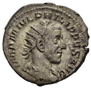 obverse: FILIPPO I (244-249). Roma. Antoniniano. MI (3,54 g). D/ IMP M IVL PHILIPPVS AVG, busto radiato, drappeggiato e corazzato a destra visto di spalle; R/ LIBERALITAS AVGG II, Liberalitas stante, regge abaco e cornucopia.RIC IV 38b. SPL.  nr.reg.601/24