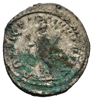 reverse: ERENNIO ETRUSCO, Cesare (249-251). Roma. Antoniniano. MI (3,59 g). D/ Q HER ETR MES DECIVS NOB C, busto radiato, drappeggiato e corazzato a destra visto di spalle; R/  PRINCIPI IVVENTVTIS, Erennio stante, regge bacchetta e scettro. RIC IV 147. sedimenti superficiali. BB+.  nr.reg.601/24