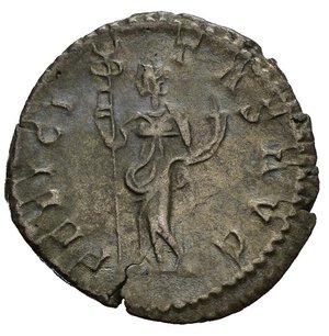 reverse: POSTUMO (260-269). Colonia. Antoniniano. MI (3,47 g). D/  IMP C POSTVMVS P F AVG, busto radiato, drappeggiato e corazzato a destra; R/ FELICITAS AVG, Felicitas stante regge caduceo e cornucopia. RIC V.2 58. BB+. nr.reg.601/24