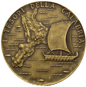 obverse: Medaglie Italiane. Medaglia coniata dalla zecca di stato - I tesori della calabria  