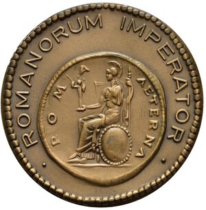 reverse: Medaglie Italiane. Roma, medaglia commemorativa Imperatore Aureliano. AE (63,63 g - 49,5 mm). FDC