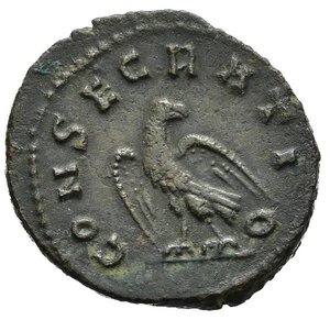 reverse: CLAUDIO II IL GOTICO (268-270) Antoniniano per Roma. AE (g 3,69). Testa radiata a destra. R/ Aquila stante a sinistra, testa a destra. RIC V online 1278; RIC V 266. BB. Nr.reg.589/24