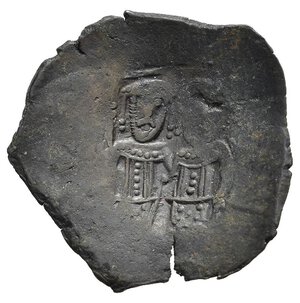 reverse: ALESSIO III ANGELO-COMNENO (1195-1203). Trachy per Costantinopoli. MI (g 2,72). Busto nimbato frontale di Cristo. R/ Alessio e S. Costantino stanti di fronte. Sear 2011-3. qBB. Nr.Reg. 612/24