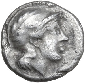 obverse: Southern Lucania, Thurium. AR Triobol, c. 443-400 BC