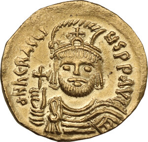 obverse: Heraclius (610-641).. AV Solidus, Constantinople mint