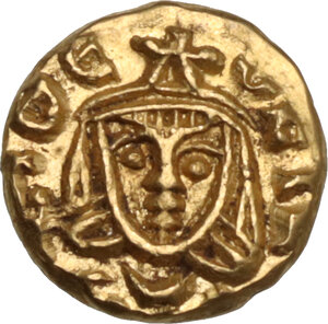 obverse: Theophilus (829-842).. AV Tremissis, Syracuse mint