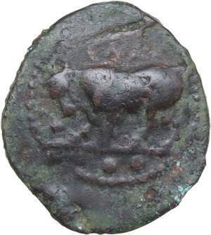 obverse: Gela. AE Tetras, c. 420-405 BC