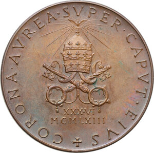 reverse: Paolo VI (1963-1978). Medaglia 1963 per l Incoronazione