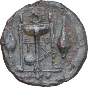 reverse: Leontini. AE Trias, c. 430-422 BC