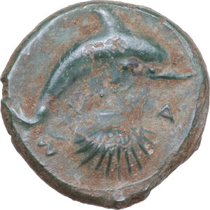 reverse: Syracuse.  Second Democracy (466-405 BC).. AE Hemilitron, c. 415-405 BC