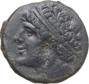 obverse: Syracuse.  Hieron II (274-216 BC).. AE 27 mm