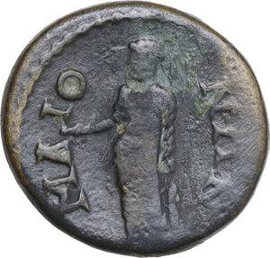 reverse: Lydia, Maeonia. AE 16 mm, Pseudo-autonomous issue, c. 2nd-3rd century AD