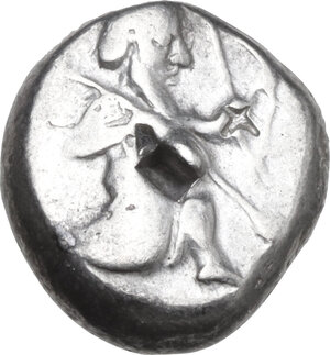 obverse: Persia, Achaemenid Empire..  Time of Xerxes II to Artaxerxes II, c. 420-375 BC. . AR Siglos