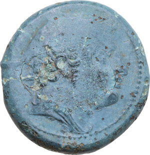 obverse: Anonymous semilibral series.. AE Semuncia, Campanian mint (Capua/Cales), 217-216 BC