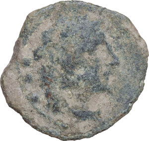 obverse: Anonymous Sextantal series.. AE Quadrans, after 211 BC