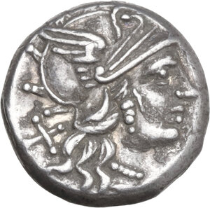 obverse: C. Renius. AR Denarius, 138 BC