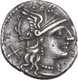 obverse: L. Trebanius. AR Denarius, 135 BC