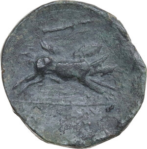 reverse: Northern Apulia, Arpi. AE Unit, c. 325-275 BC