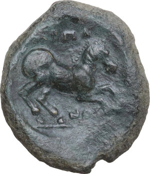 reverse: Northern Apulia, Arpi. AE 22 mm. c. 275-250 BC