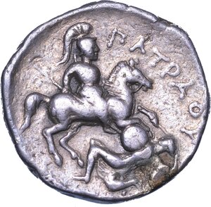 reverse: REGNO DI PEONIA. PATRAOS, 340-315 a.C. Tetradracma.