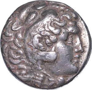 obverse: REGNO DI MACEDONIA. ALESSANDRO III MAGNO, 336-323 a.C. Tetradracma.