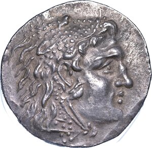 obverse: REGNO DI MACEDONIA. ALESSANDRO  III IL GRANDE, 336-323 a.C. Tetradracma, 125-70 a.C. (Monetazione postuma). Odessa.