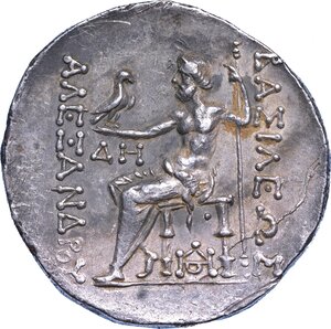 reverse: REGNO DI MACEDONIA. ALESSANDRO  III IL GRANDE, 336-323 a.C. Tetradracma, 125-70 a.C. (Monetazione postuma). Odessa.