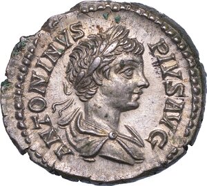 obverse: CARACALLA, 198-217. Denario, anno 203. Roma.