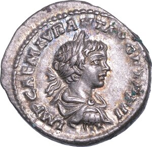 obverse: CARACALLA, 198-217. Denario. Laodicea ad Mare.