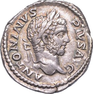 obverse: CARACALLA, 198-217. Denario, anni 210-213.