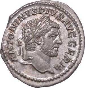 obverse: CARACALLA, 198-217. Denario, anno 215. Roma.