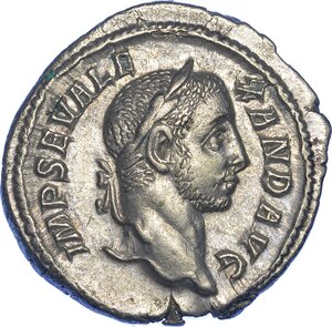 obverse: ALESSANDRO SEVERO, 222-235. Denario. Roma.