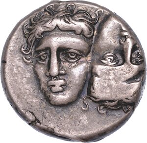 obverse: MOESIA - ISTRUS. Dracma, fine V - inizio IV sec. a.C.