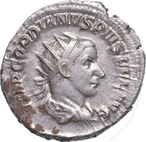 obverse: GORDIANO III, 238-244. Antoniniano, anni 243-244. Roma.