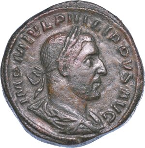 obverse: FILIPPO I, 244-249. Sesterzio, anno 245.