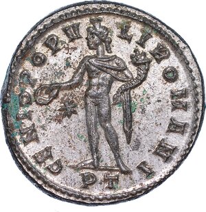 reverse: DIOCLEZIANO, 284-305. Follis, anni 296-297. Ticinum.