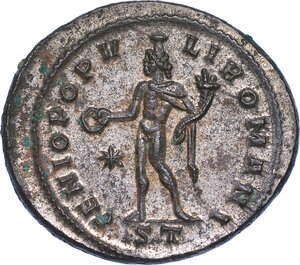 reverse: DIOCLEZIANO, 284-305. Follis, anni 296-297. Ticinum.