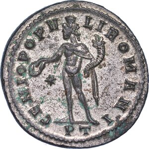 reverse: DIOCLEZIANO, 284-305. Follis, anni 296-297. Ticinum.