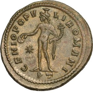 reverse: MASSIMIANO ERCULEO, 286-305. Follis. Ticinum.