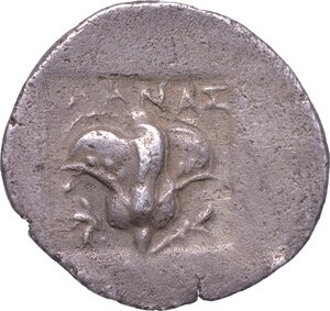 reverse: ISOLE DELLA CARIA - RODI. Emidracma, anni 167-88 a.C.